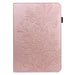 Embossed Lace Flower Pattern Leather Tablet Case For Ipad