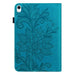 Embossed Lace Flower Pattern Leather Tablet Case For Ipad
