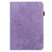 Embossed Lace Flower Pattern Leather Tablet Case For Ipad