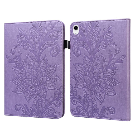 Embossed Lace Flower Pattern Leather Tablet Case For Ipad