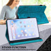 Embossed Lace Flower Pattern Leather Tablet Case For Ipad