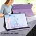 Embossed Lace Flower Pattern Leather Tablet Case For Ipad