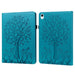 Embossed Leather Tablet Case With Tree And Deer Design