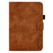 Embossed Smile Flip Tablet Leather Smart Case