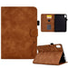 Embossed Smile Flip Tablet Leather Smart Case
