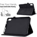 Embossed Smile Flip Tablet Leather Smart Case