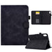 Embossed Smile Flip Tablet Leather Smart Case