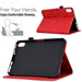 Embossed Smile Flip Tablet Leather Smart Case