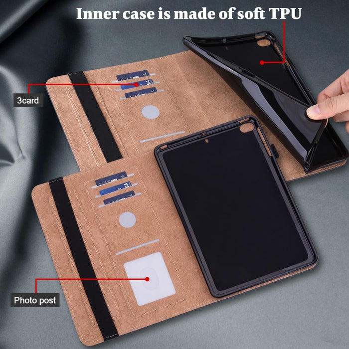 Embossed Striped Leather Case For Ipad Pro 12.9