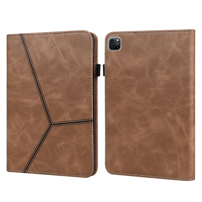 Embossed Striped Leather Case For Ipad Pro 12.9
