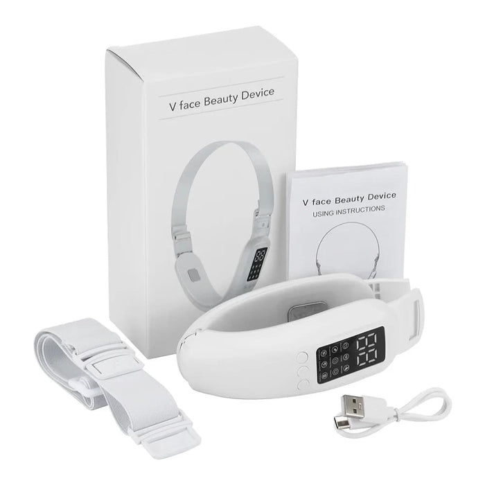 Ems Facial Lifting Device with Led Pon Therapy and Vibration