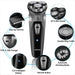 Enchen Blackstone Mens Rotary Shaver with 3d Floating Blade