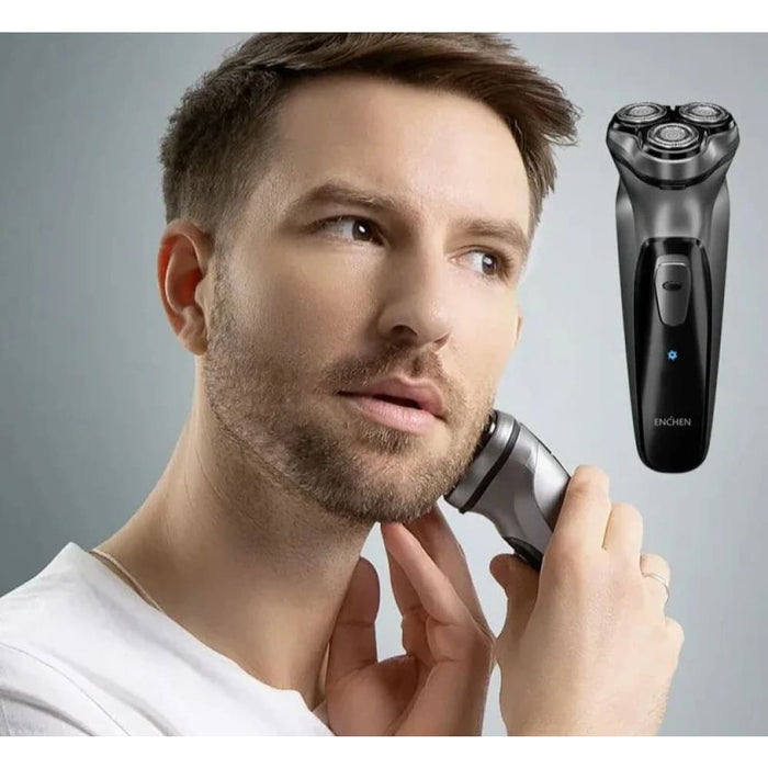 Enchen Blackstone Mens Rotary Shaver with 3d Floating Blade