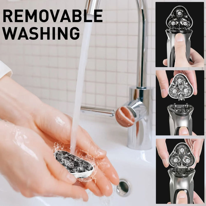 Enchen Blackstone Mens Rotary Shaver with 3d Floating Blade