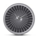 Jet Engine Turbine Fan Aviator Wall Clock Airplane Modern