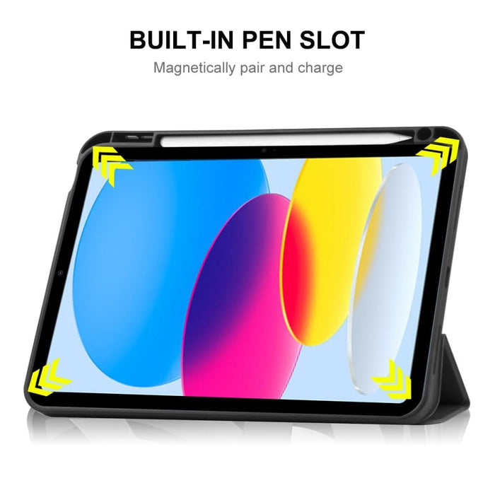 Enkay Tpu Back Cover Smart Leather Stand Tablet Case