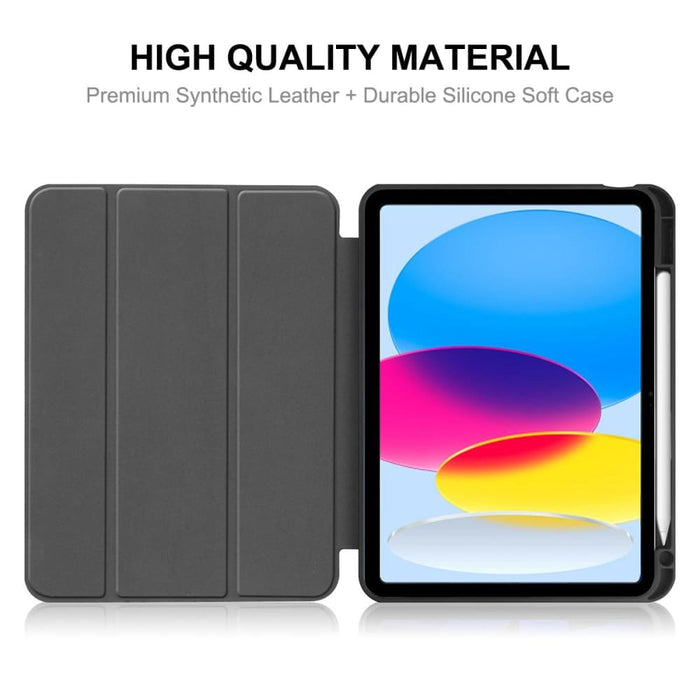 Enkay Tpu Back Cover Smart Leather Stand Tablet Case