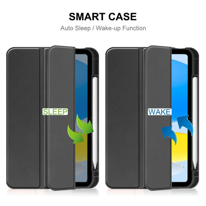 Enkay Tpu Back Cover Smart Leather Stand Tablet Case
