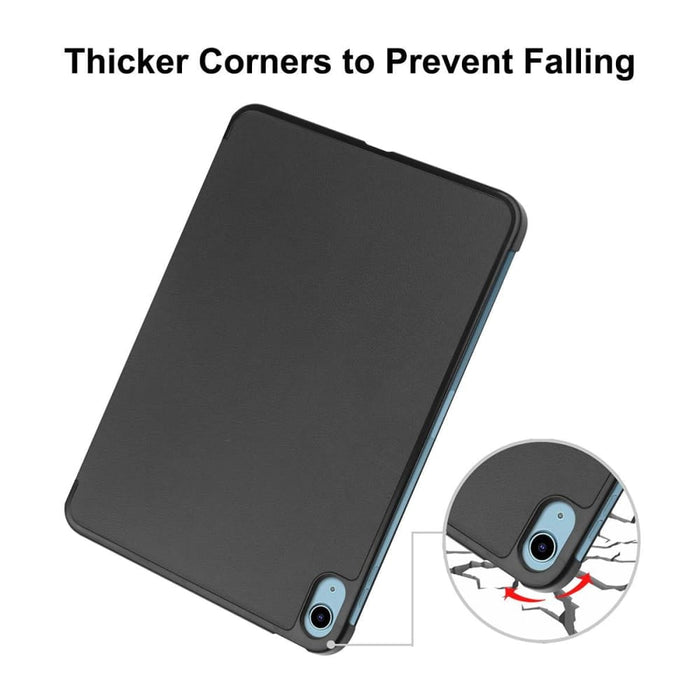 Enkay Tri Fold Custer Texture Leather Stand Smart Case