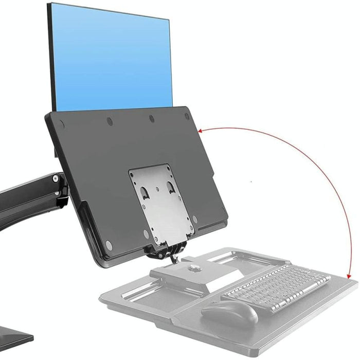 Ergonomic Height Adjust Computer Stand Workstation 22-32