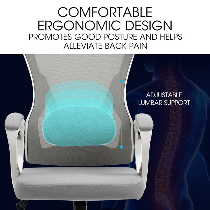 Ergonomic Mesh Office Chair Computer Seat with Headrest