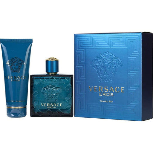 Eros Gift Set By Versace For Men - 3.4 Oz