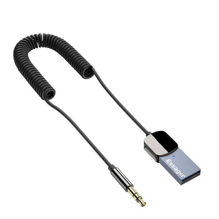 Essager Bluetooth Aux Adapter Dongle Usb to 3.5mm Jack Car