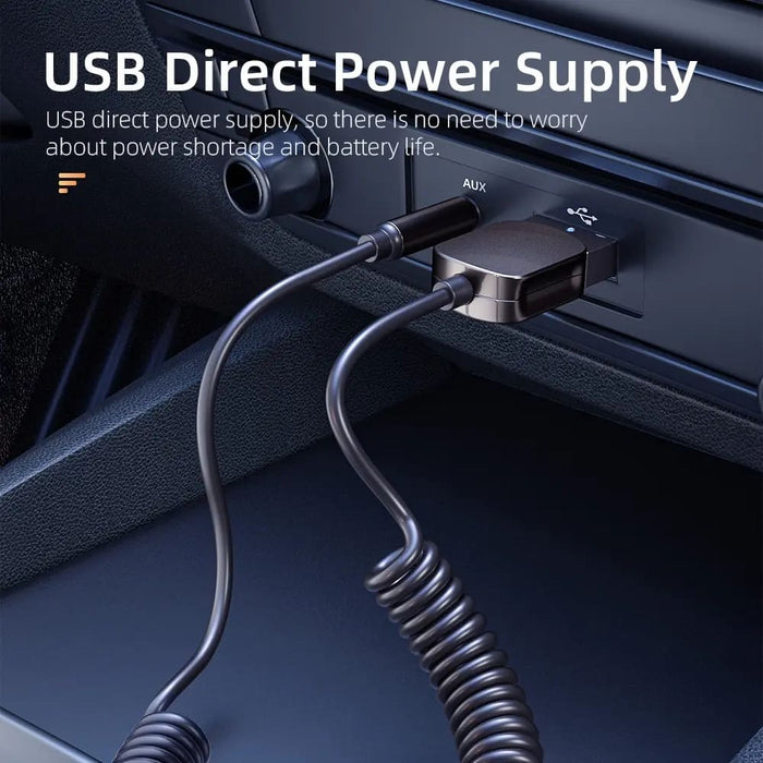 Essager Bluetooth Aux Adapter Dongle Usb to 3.5mm Jack Car