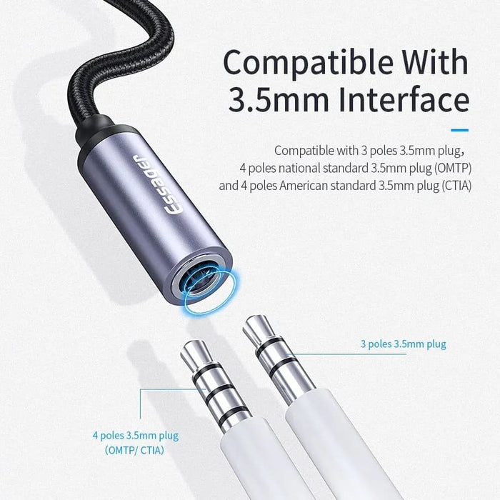 Essager Usb c to 3.5mm Headphone Adapter