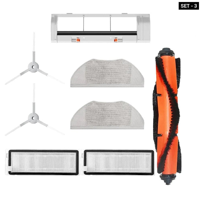 Essential Robot Vacuum Parts Brush Filter Mop Tank Box