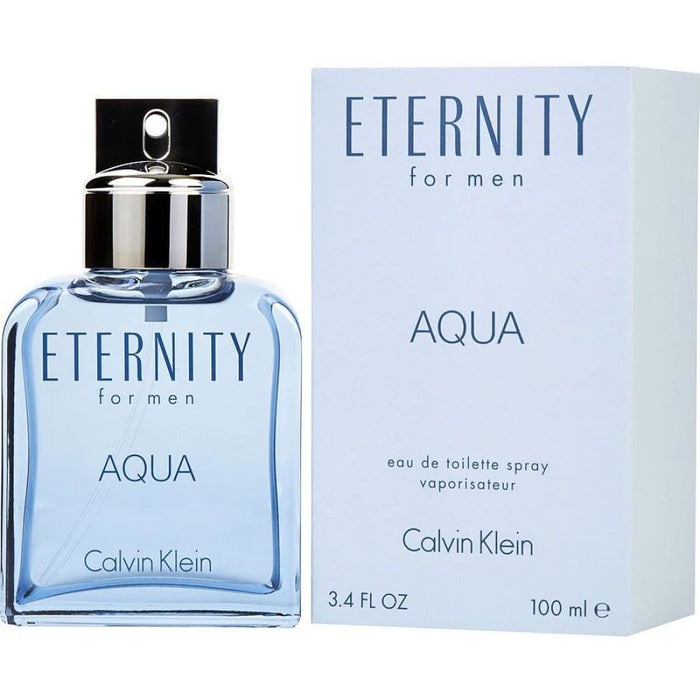 Eternity Aqua Edt Spray by Calvin Klein for Men - 100 Ml