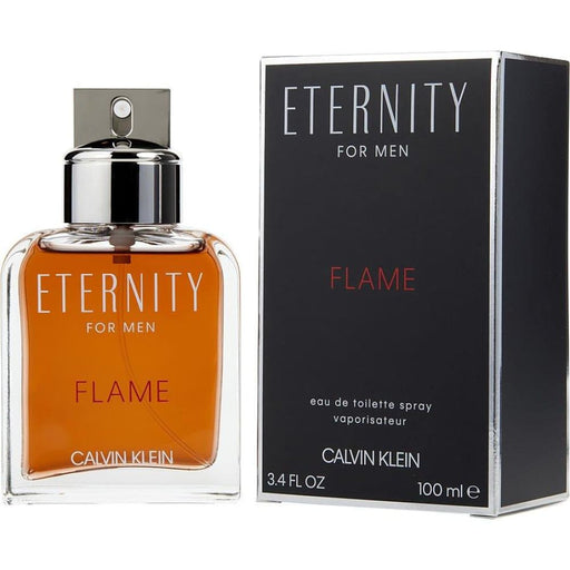 Eternity Flame Edt Spray by Calvin Klein for Men - 100 Ml