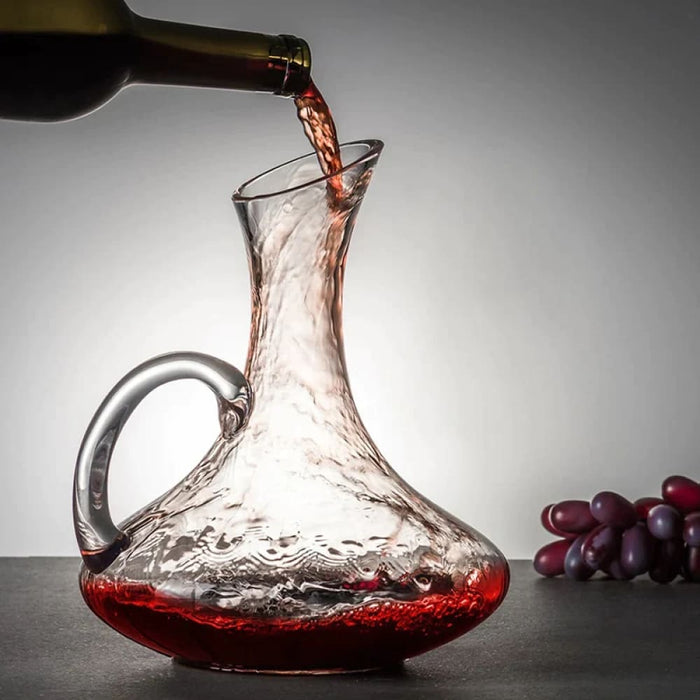 European Style Red Wine Glass Set With Decanter