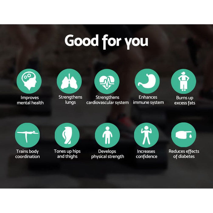 Goslash Picks Everfit Set of 4 Aerobic Step Risers Exercise