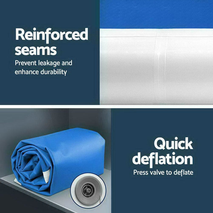 Everfit 6x1m Inflatable Air Track Mat 20cm Thick with Pump