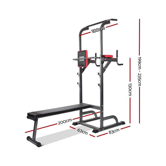 Everfit 9 - in - 1 Power Tower Weight Bench Multi