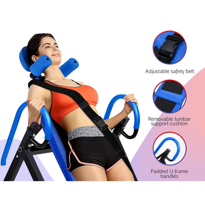 Everfit Gravity Inversion Table Foldable Stretcher Inverter