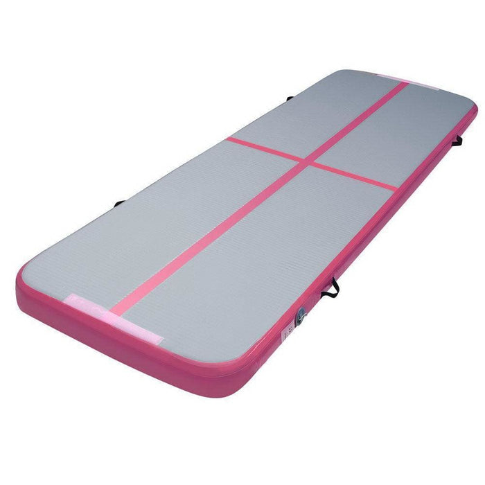 Everfit 3m x 1m Air Track Mat Gymnastic Tumbling Pink