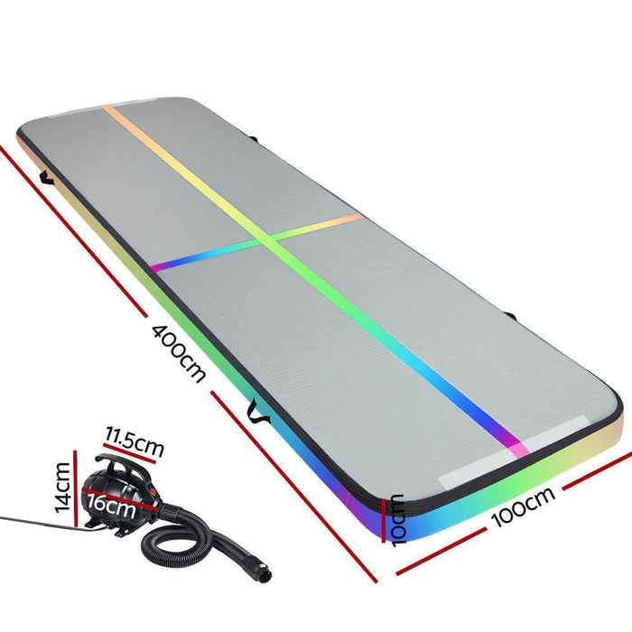 Goslash Picks Everfit 4m Air Track Gymnastics Tumbling