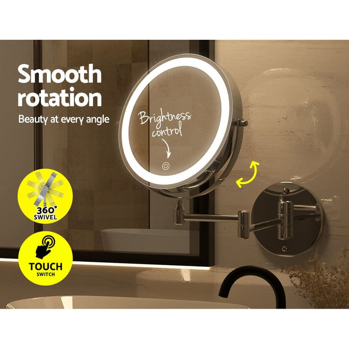 Goslash Picks Extendable Makeup Mirror 10x Magnifying