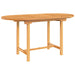 Extending Garden Table 110-160x80x75 Cm Solid Wood Teak