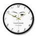 Eyelashes Extensions Beauty Salon Studio Custom Wall Clock