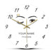 Eyelashes Extensions Beauty Salon Studio Custom Wall Clock