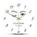 Eyelashes Extensions Beauty Salon Studio Custom Wall Clock