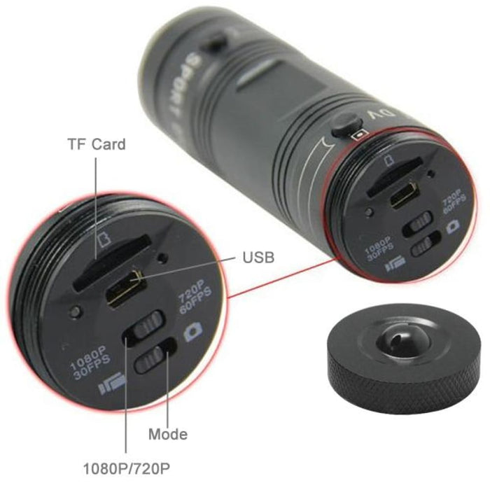 F9 Full Hd 1080p Action Helmet Camera/sports Camera/bicycle