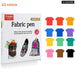 Fabric Paint Pens 12 24 Colours Soft Brush Diy Painting