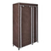 Fabric Wardrobes 2 Pcs Brown Lbixx