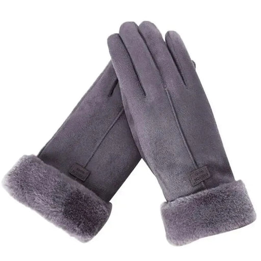 Fashion Women Gloves Cute Furry Warm Mitts for Autumn