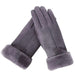 Fashion Women Gloves Cute Furry Warm Mitts for Autumn
