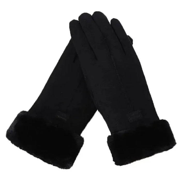 Fashion Women Gloves Cute Furry Warm Mitts for Autumn